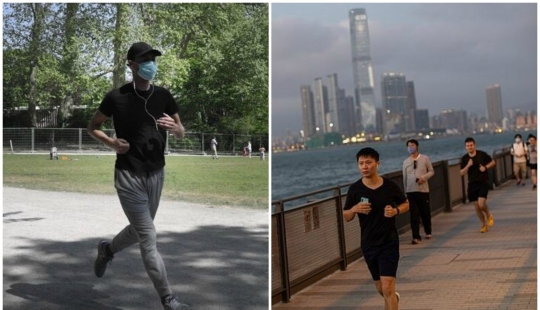 Attention runners! Why not wear a mask while Jogging