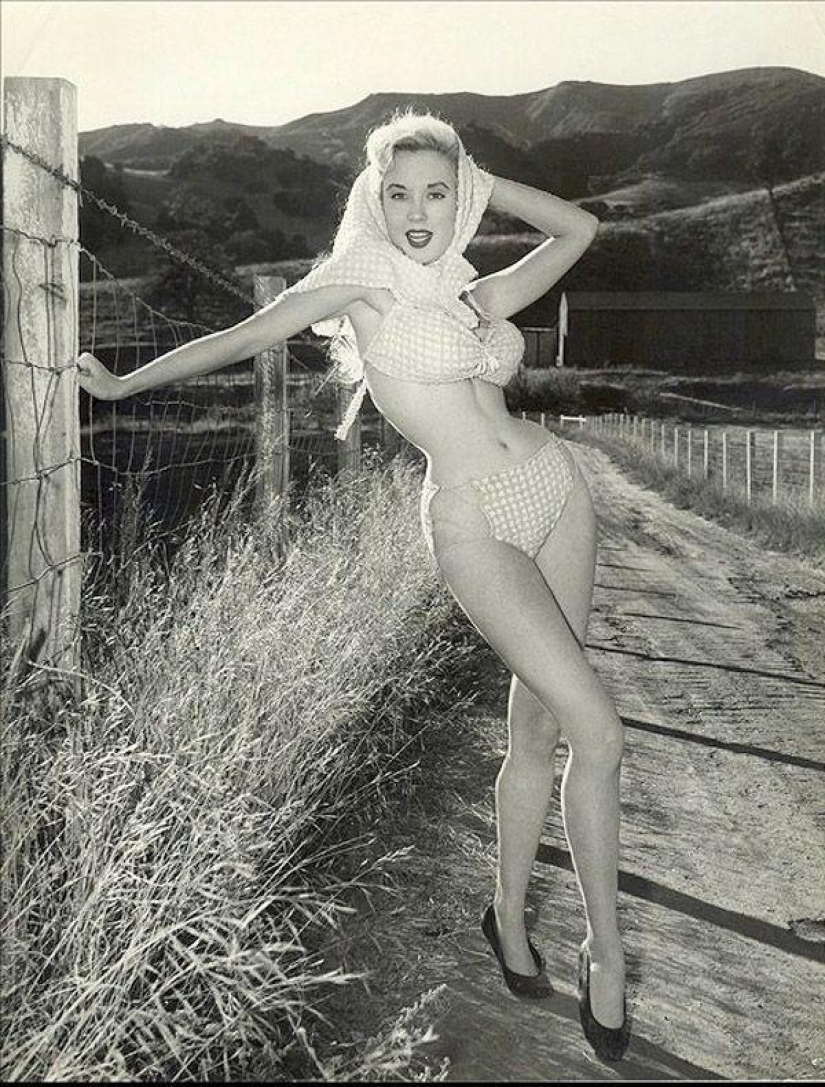 Betty Brosmer — el dueño de las más bellas figuras de 50 años