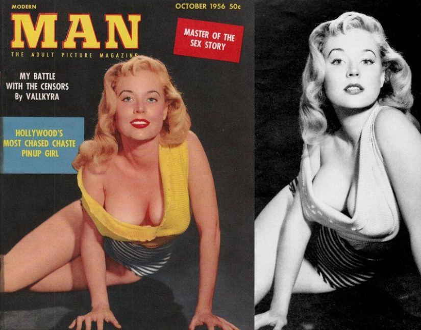 Betty Brosmer — el dueño de las más bellas figuras de 50 años