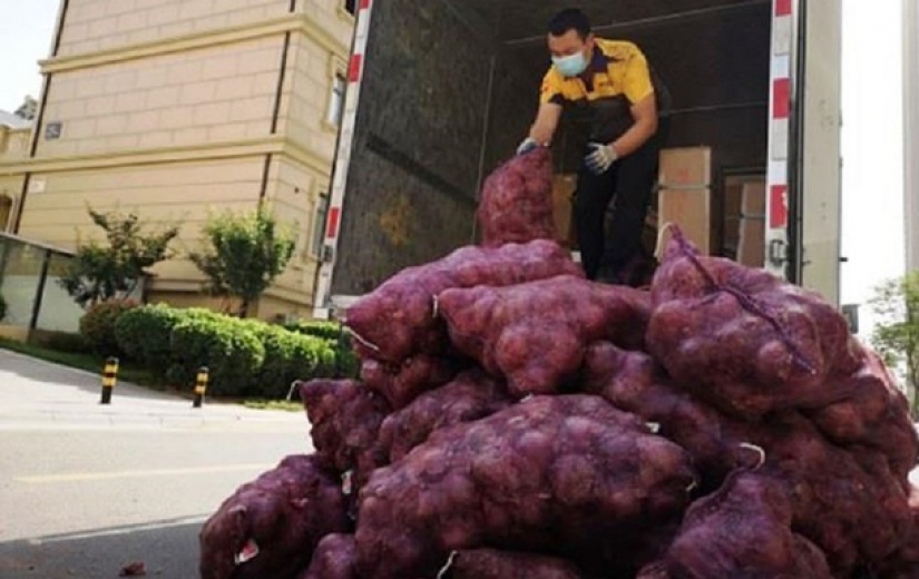 Bitter revenge: in China, the girl ordered the guy at the house a ton of onions