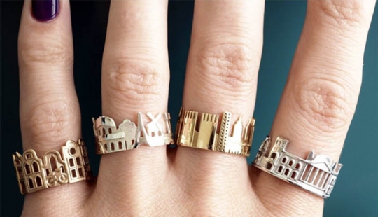 Born in the Siberian snows jeweler creates urban landscapes on the rings