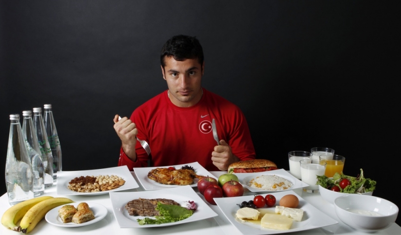 Breakfast, lunch and dinner the real Olympic champion