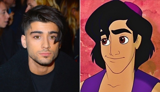 Celebridades como personajes de Disney