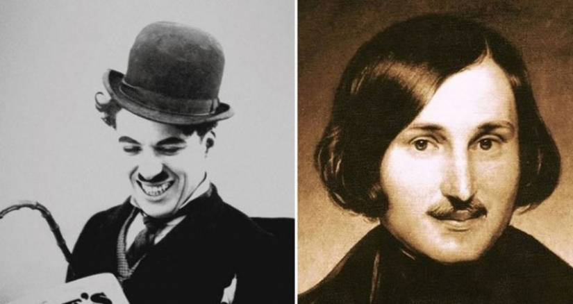 Chaplin, Gogol and other famous people abducted after the death of
