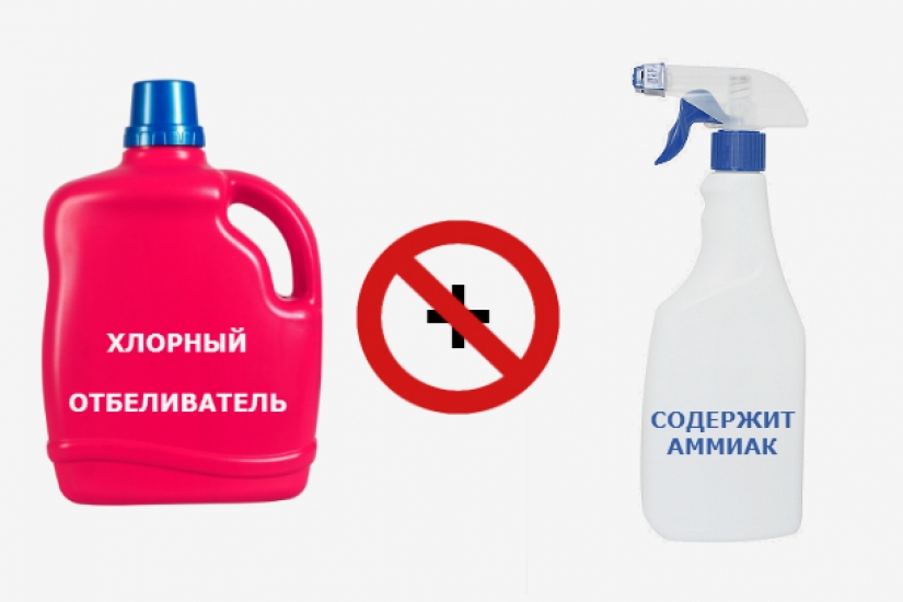 Chlorine + Alcohol = Chloroform! This dangerous combination of household chemicals