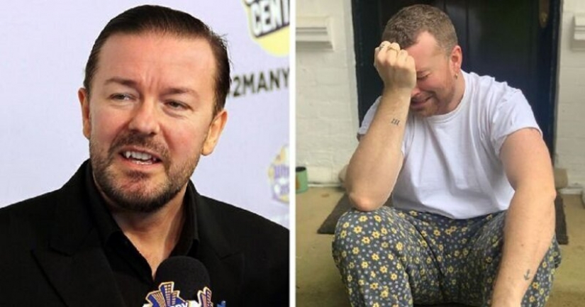 Cómico británico Rik-Gervais-la vergüenza de estrellas llorones que se quejan de la cuarentena