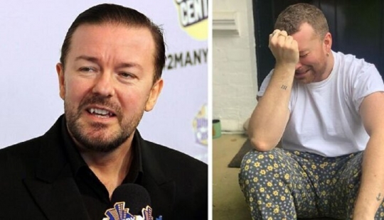 Cómico británico Rik-Gervais-la vergüenza de estrellas llorones que se quejan de la cuarentena Cómico británico Rik-Gervais-la vergüenza de estrellas llorones que se quejan de la cuarentena
