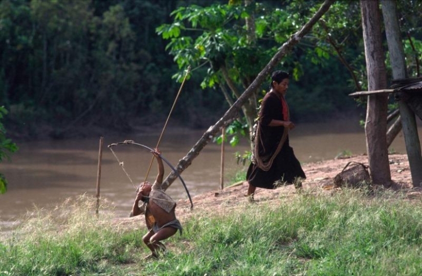 Cómo ir de pesca y caza de los Indios de la Amazonía
