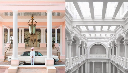 Cómo satisfacer el interior perfeccionista: instagram con imágenes simétricas en el espíritu de las películas de Wes Anderson