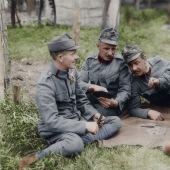 Color images of the First world war, which made like yesterday