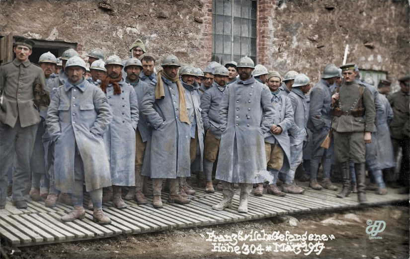 Color images of the First world war, which made like yesterday