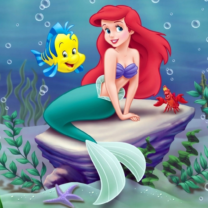 Color Sirena, la hermana de "blanca nieves" y otros remakes de clásicos de los dibujos animados de Disney