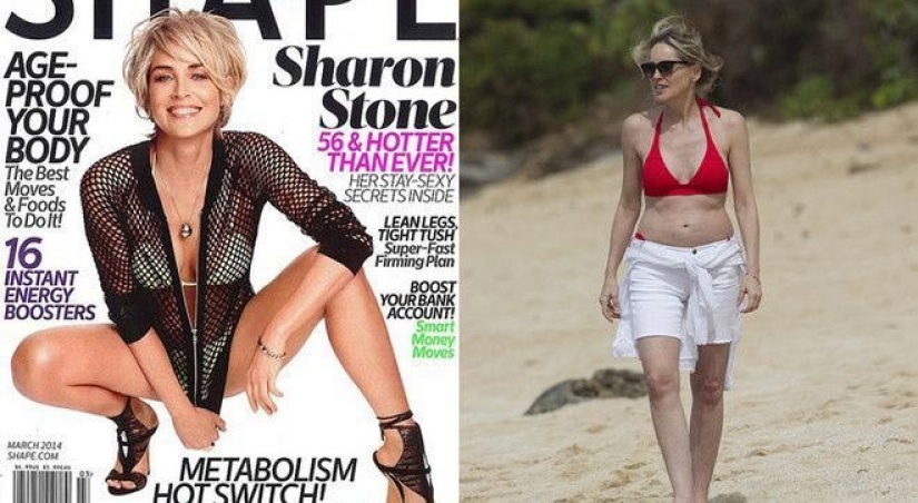 Como las estrellas que aparecen en las portadas de las revistas y en la vida real: desde Britney Spears a Vanessa Paradis