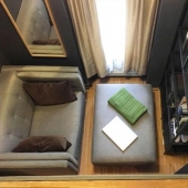 Como montar una cocina, el dormitorio y la sala de trabajo de 14 metros cuadrados