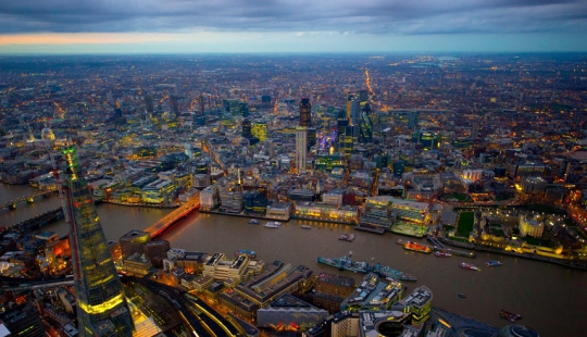 Consumo de Londres de la altura de vuelo de los pájaros