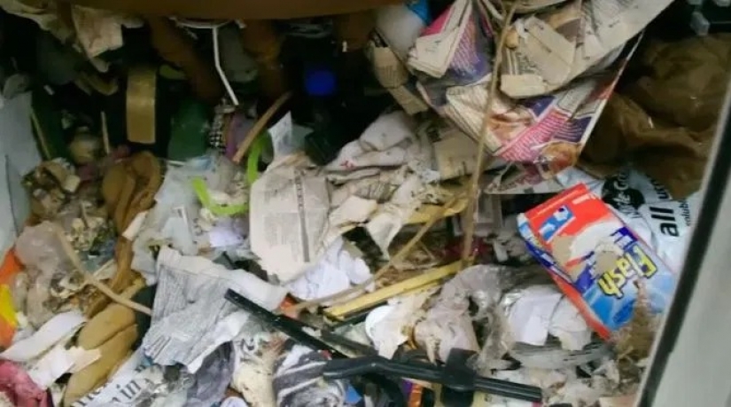 Cuando la vida se convierte en basura: la televisión Británica mostró el hogar de la más terrible de los acaparadores de el país
