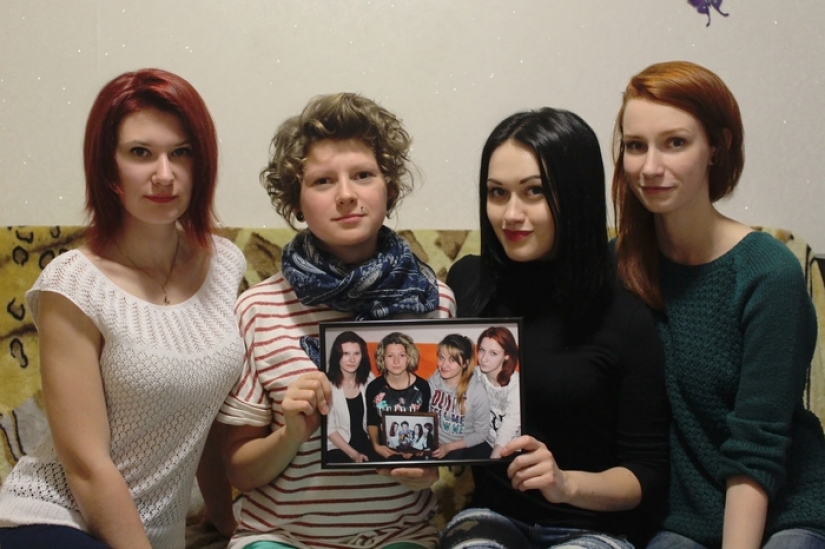 Cuatro novias de Rusia 7 años hizo un conjunto de fotos, y esto es lo que salió de ella