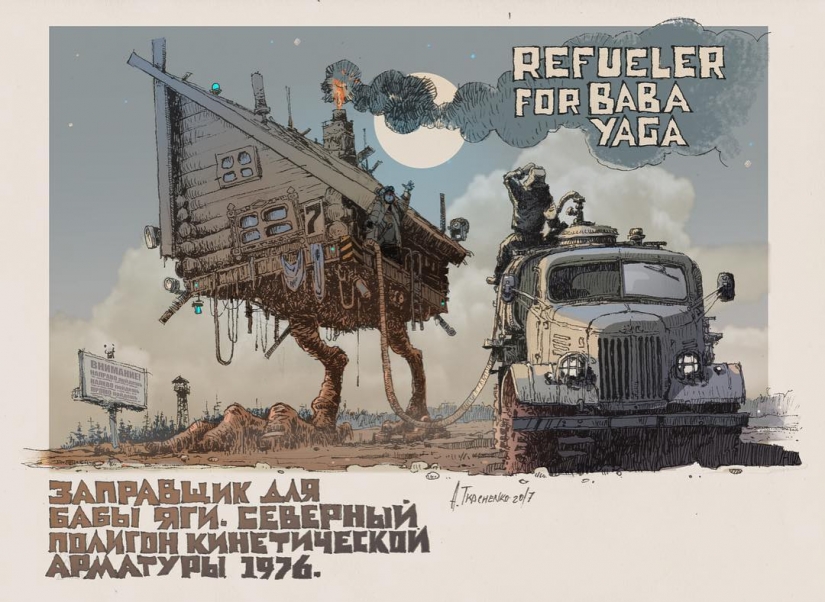 Custom Trucks, robots, and the Baba Yaga: how does the Soviet dieselpunk
