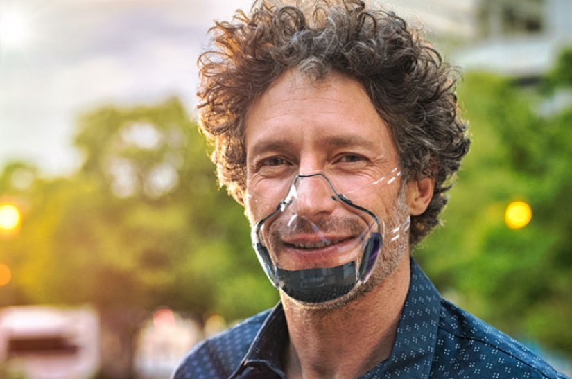De la HOJA, la primera innovadora máscara transparente que protege sin esconder la cara