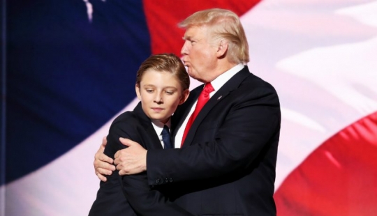 De la vida de Barron trump diferente de la de los niños de otros presidentes De la vida de Barron trump diferente de la de los niños de otros presidentes