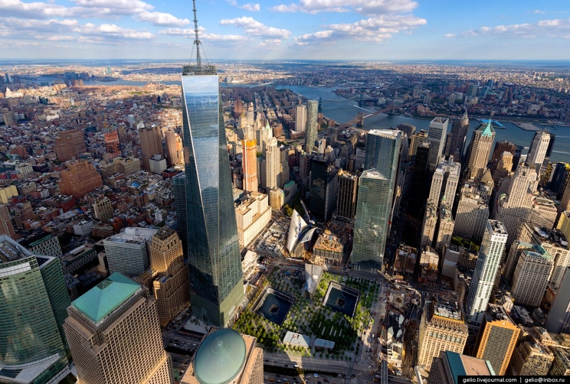 De nueva York a partir de la altura de vuelo de los pájaros