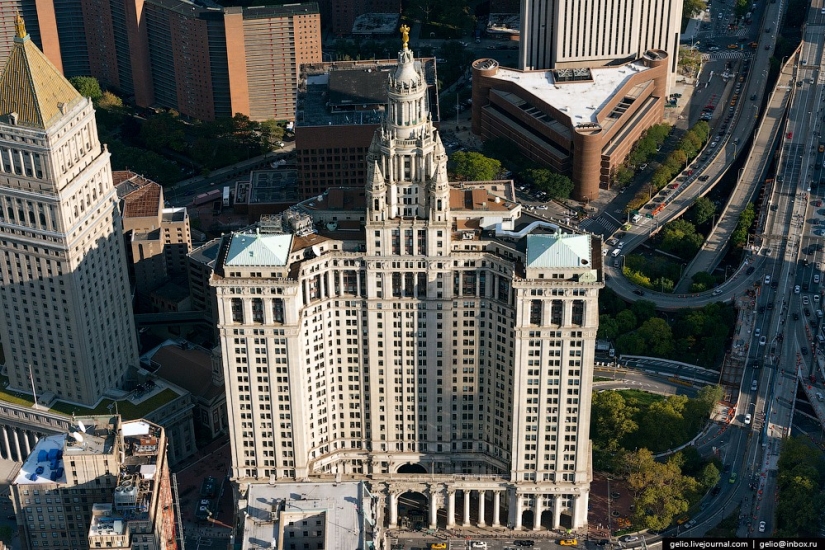 De nueva York a partir de la altura de vuelo de los pájaros