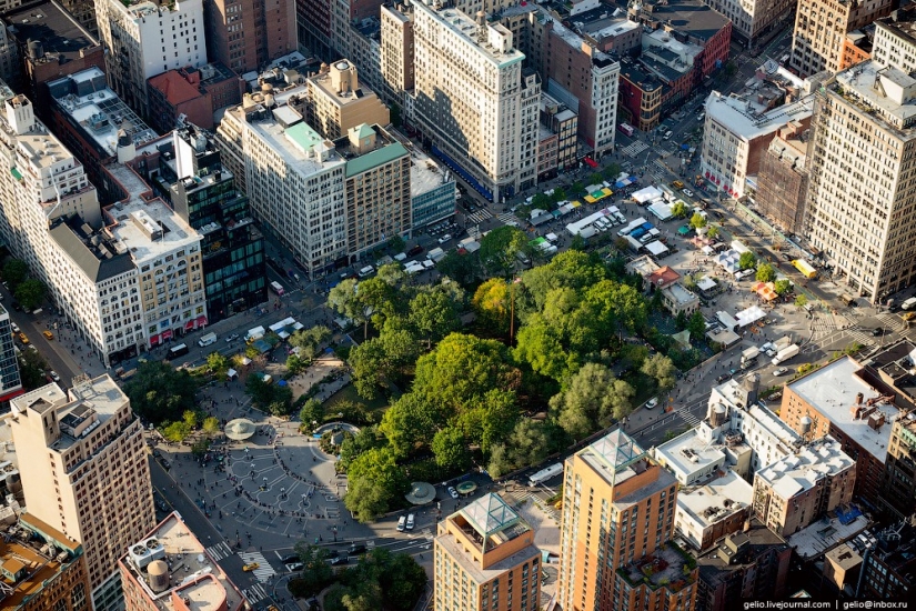 De nueva York a partir de la altura de vuelo de los pájaros