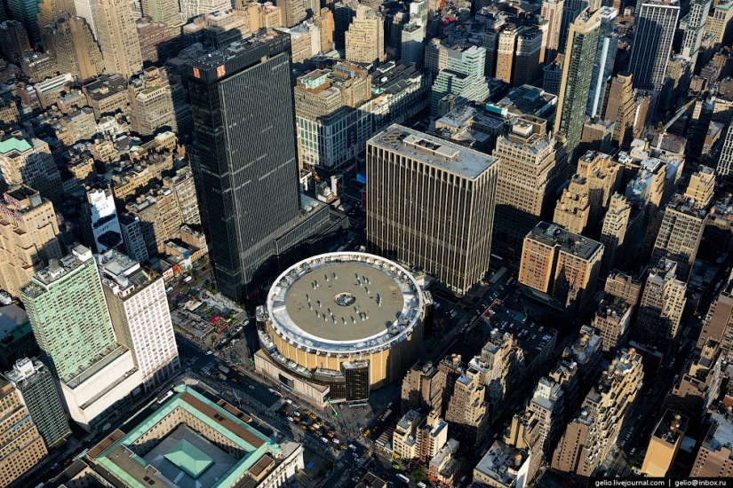 De nueva York a partir de la altura de vuelo de los pájaros