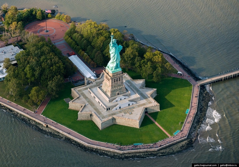 De nueva York a partir de la altura de vuelo de los pájaros