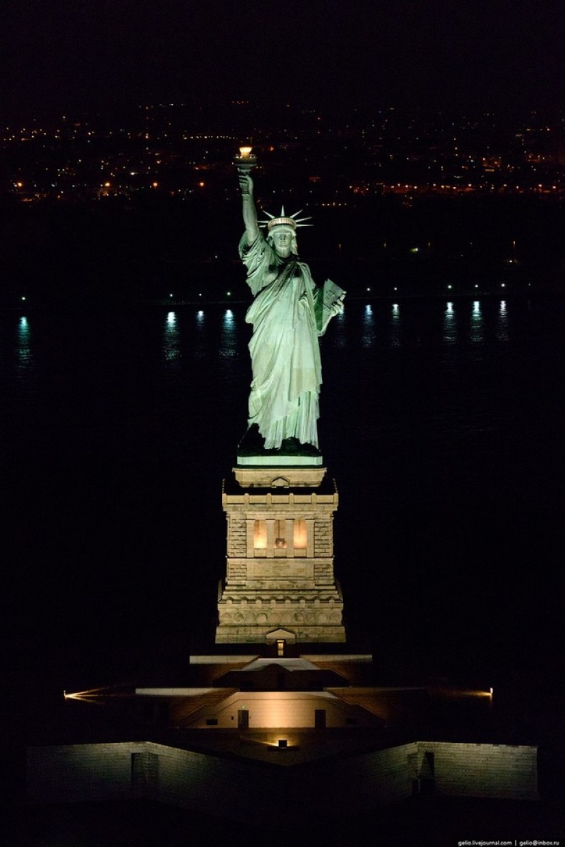 De nueva York a partir de la altura de vuelo de los pájaros