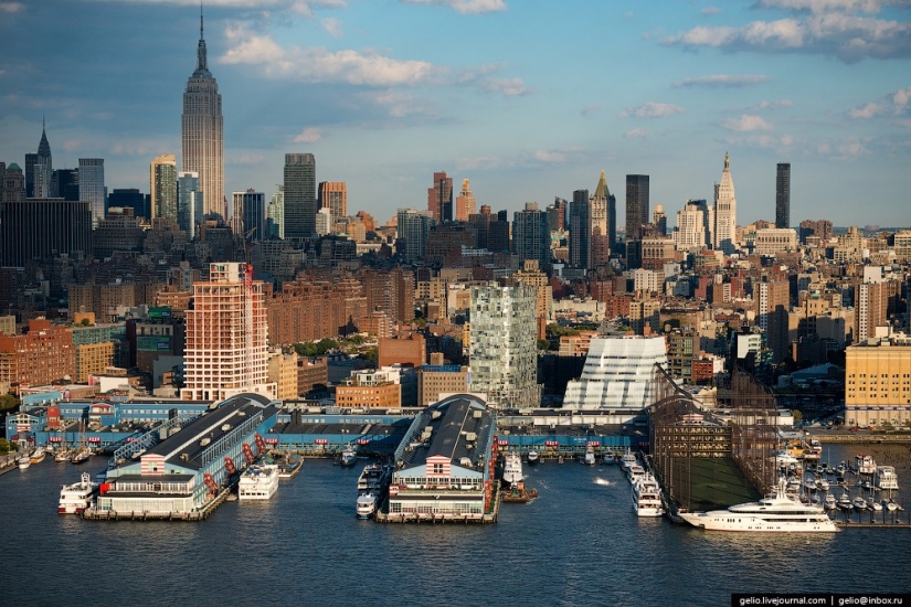 De nueva York a partir de la altura de vuelo de los pájaros