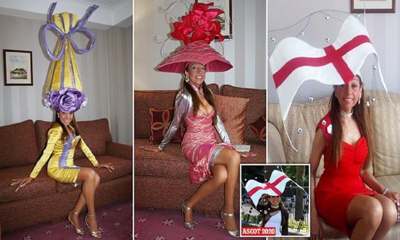 Designer hats is a British women to attend the races at Ascot remotely and push the boat out new things
