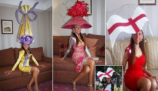 Designer hats is a British women to attend the races at Ascot remotely and push the boat out new things