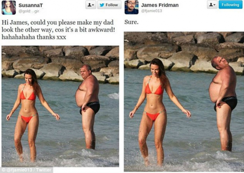 Designer trolls pictures of vain and selfish people