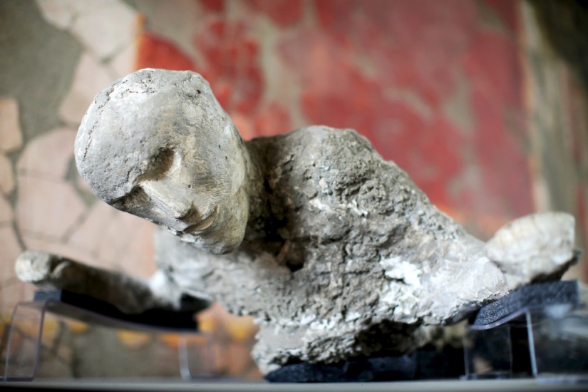 Die inhabitants of Pompeii