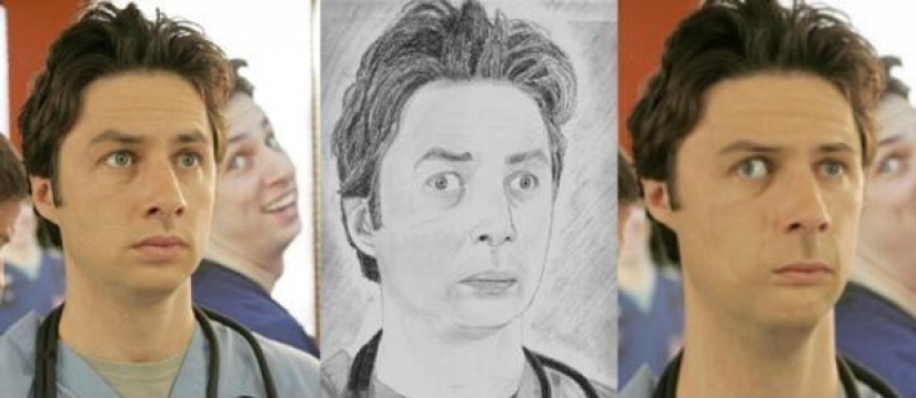 Do not make yourself an idol: celebrities photoshopped in the style of fan drawings