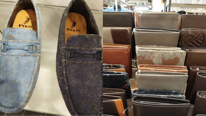 Dos meses de cuarentena de los productos en el centro comercial de Malasia fue cubierto con moho