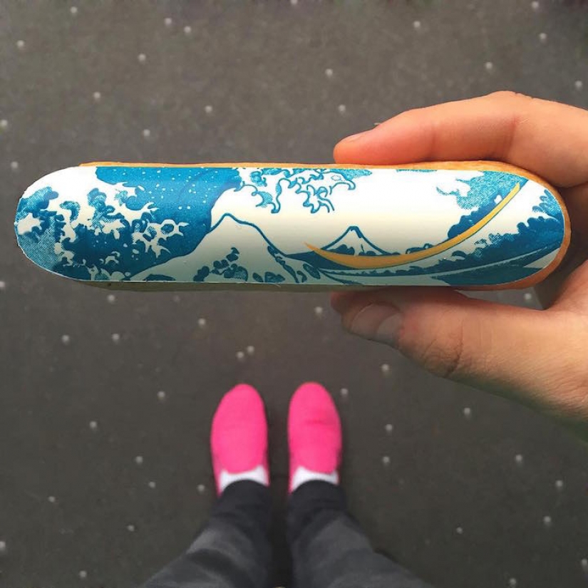 Eclair como el arte de: postre y zapatos en instagram Tala Spiegel