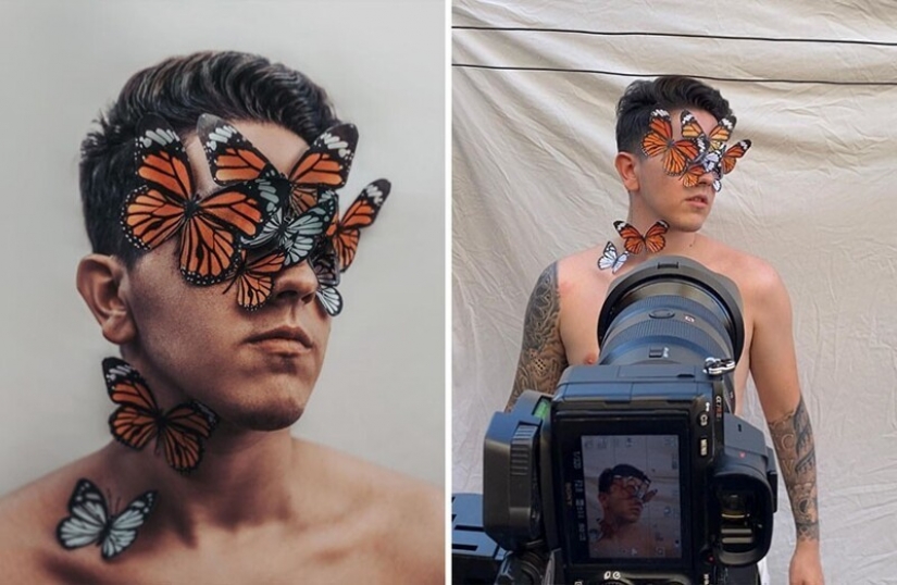 El fotógrafo mexicano Omaha mostró notables en el backstage de fotos hermosas