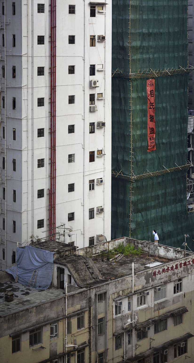 El Francés fue a espiar a los residentes de Hong Kong en las azoteas de los rascacielos