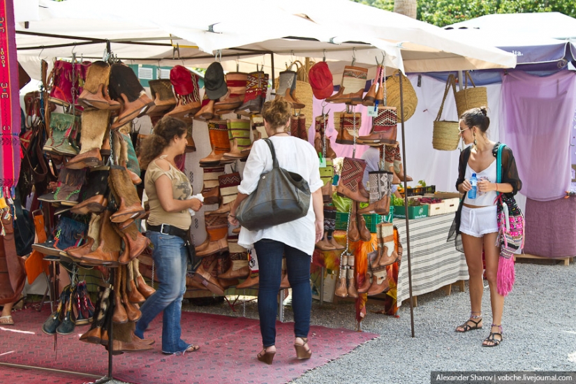 El mercadillo hippy de Ibiza