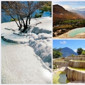 El milagro Chino de la naturaleza: agua blanca Terrazas