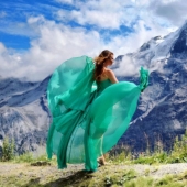 El mundo está bajo la falda: el viajero ruso ha conquistado a instagram fotos de vestidos de airy