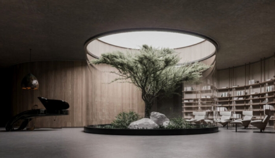 El proyecto de diseño de la tolva desde el Estudio Sergey Makhno Arquitectos