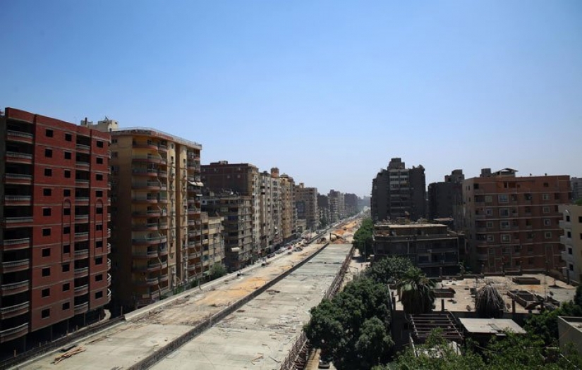 En Egipto, construir de alta velocidad de los recorridos de 50 cm de las casas