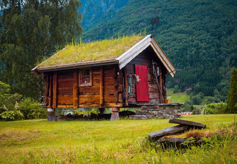 Escandinavo casas con plantas y azotea, que quiero resolver de inmediato