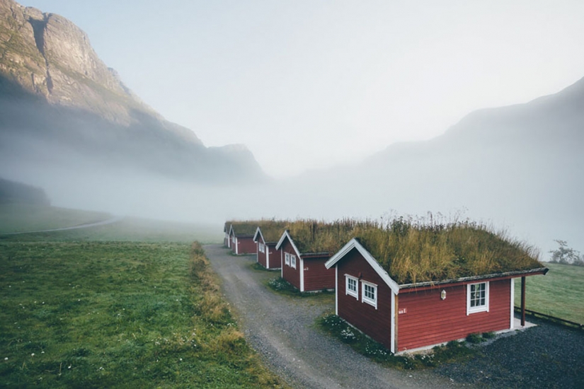 Escandinavo casas con plantas y azotea, que quiero resolver de inmediato