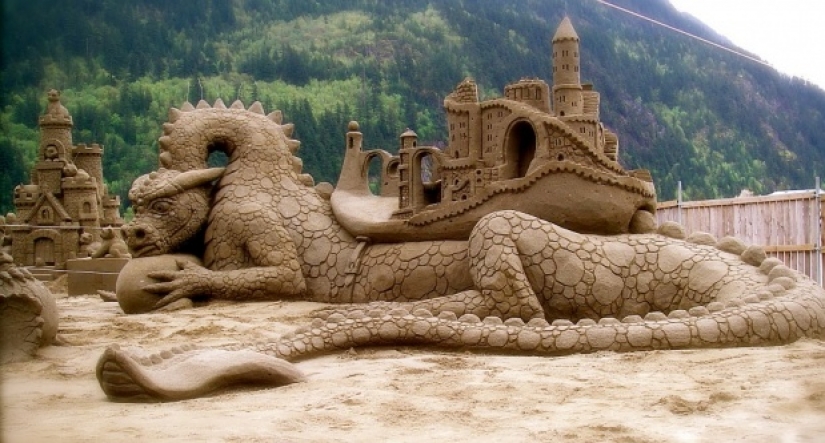 Esculturas de arena que va a sorprender incluso a los más sofisticados de la imaginación