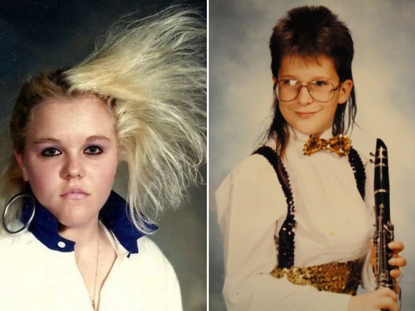 Fire hairstyles from the 80s, which wouldn't leave you indifferent