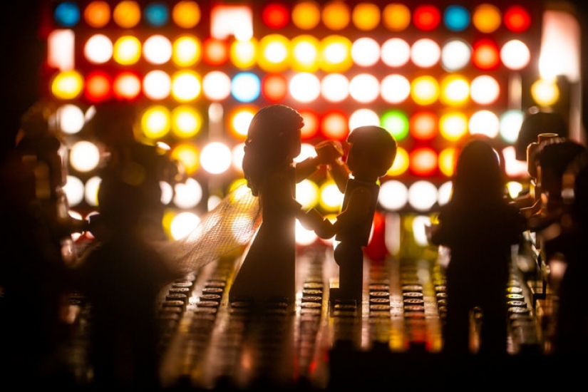 Fotógrafo de bodas en cuarentena hizo una sesión de fotos de figuras de LEGO
